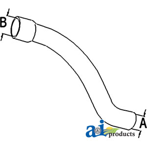 UW4520   Upper Hose---Replaces 303287092